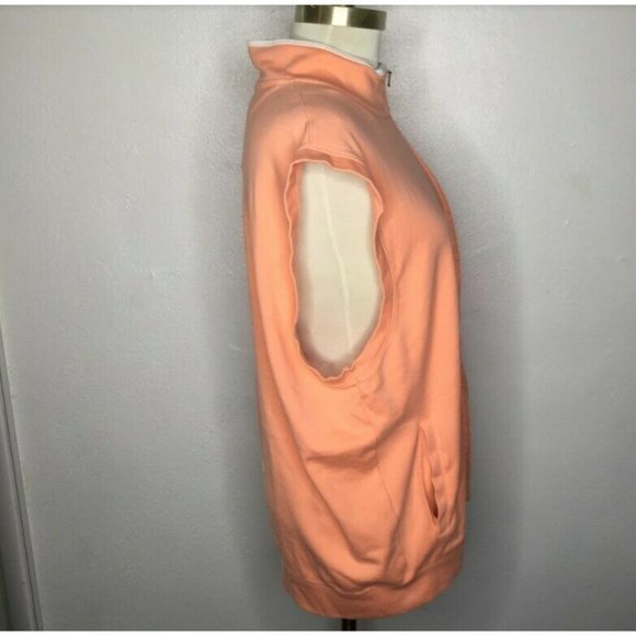 Carnoustie Women Sleeveless Golf Vest Full Zip Sports Orange Plus Size XXL - Picture 2 of 9